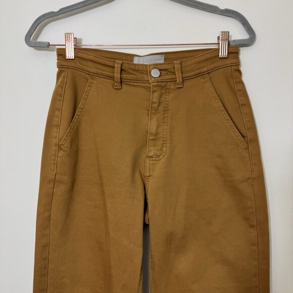 EVERLANE Women’s The Straight Leg Chino Crop Pant Size 4 High Rise Stretch - Picture 4 of 9